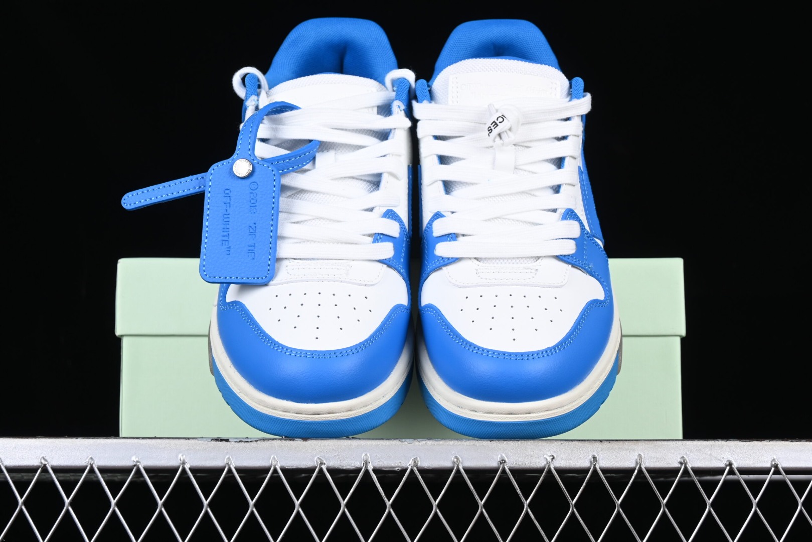 OFF-White Out Of Office Blue and White Tail