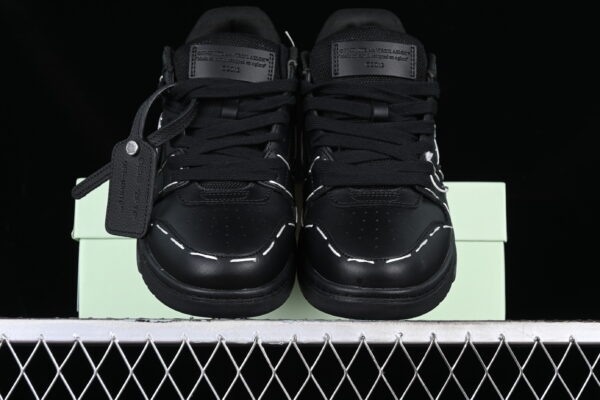 OFF-White Out Of Office Black Stitched Low-cut